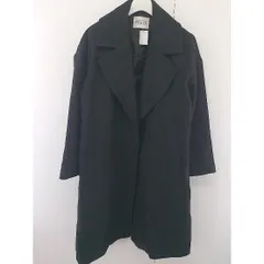 ◇ E hyphen world gallery PEACE 長袖 コート サイズF ブラック レディース  【中古】 【1204060003783】