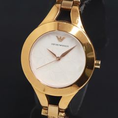 美品/希少/電池交換済】EMPORIO ARMANI 腕時計 シェル クォーツ - メルカリ