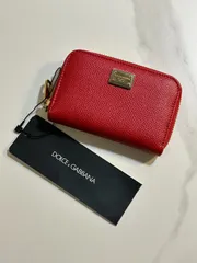 【DOLCE＆GABBANA】ドルチェ&ガッバーナ 　カードケース　レッド　タグ付き