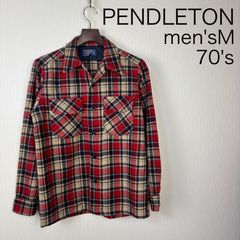 PENDLETON BOARD SHIRT JACKET 70's made in USA メンズM