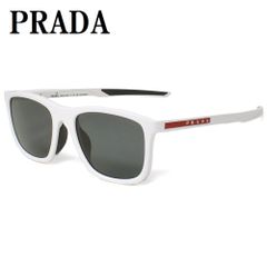 プラダ PRADA リネアロッサ Linea Rossa PS10WSF TWK02G 54 サングラス アイウェア メガネ 眼鏡 UVカット 紫外線カット ポーラーダークグレー ホワイト