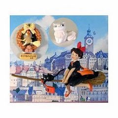 [Used] Figures: Kiki & Jiji / Lily / Pan Wreath "Kiki's Delivery Service" Studio Ghibli Image Collection III