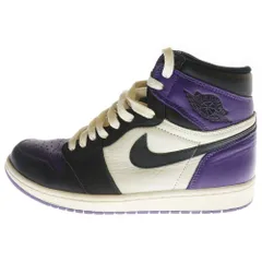 NIKE (ナイキ) AIR JORDAN 1 RETRO HIGH OG COURT PURPLE エア ジョーダン 1 レトロ ハイ オージー コートパープル ハイカットスニーカー US9.5/27.5cm 555088-501