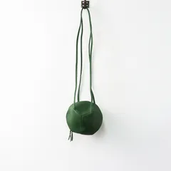 シビラ Sybilla ボール型 レザーショルダーバッグ/グリーン 革 鞄【2400013906890】のサムネイル