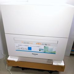 【中古未使用品】Panasonic パナソニック 食器洗い乾燥機 ホワイト 2019年製 NP-TA3-W〇YR-53669〇