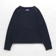 THE NORTH FACE PURPLE LABEL クルーネックスウェット S ネイビー COOLMAX MOUNTAIN CREW NECK SWEAT NT6451N