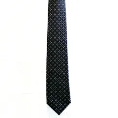 (^w^)b ダーバン D'URBAN ドット柄 紺 ネイビー 絹100% 日本製 ネクタイ メンズ レディース ユニセックス 総柄 オシャレ かっこいい かわいい 70s80s90s ビンテージ レトロ 昭和