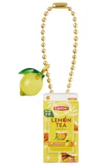 【中古】食玩 キーホルダー 1.レモンティー 「Lipton ミニチュアチャーム＆グミ」