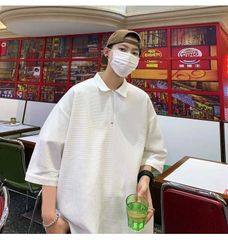 半袖 Tシャツ メンズ 無地 カジュアル おしゃれ トップス 春 夏  Vネック ホワイト 服 人気