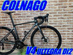 テルスポ イチ推し!! ほぼ未使用!! COLNAGO V4 ULTEGRA 12s Di2 2025 size:455s 6.9kg ONEAER DX3 DURA-ACE FC-R9200 CUSTOM コルナゴ V4 DISC ディスク カーボン ロード