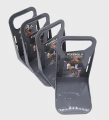正直屋 カー用品 荷物固定 トランク仕切り トランクキーパー パーテーション 滑り止め ラゲッジストッパー トランクルーム(４個セット)