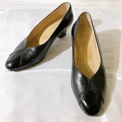 高級靴【現行モデル品】銀座ヨシノヤ　パンプス　良品　スモークラベンダー　23cm