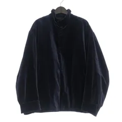 ウル URU 21AW COTTON VELVET BLOUSON ベロアブルゾン ジャケット 長袖 2 ネイビー 21FCV01のサムネイル