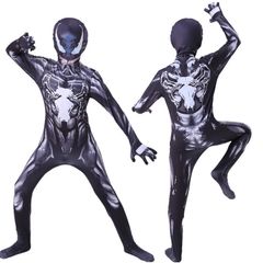 Spider-Man Venom Kids Costume for Halloween, Birthday Parties, and Popular School Festivals/Cultural Festivals - Perfect for Costume Party and Disguise