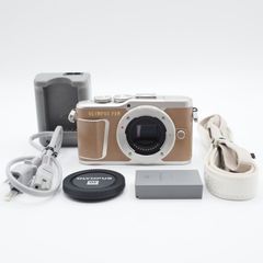 ★ショット数わずか635回・新品級★ OLYMPUS オリンパス ミラーレス PEN E-PL9 ボディ ブラウン #2638
