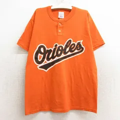《US古着》MLB ボルチモアオリオールズ ベースボールシャツ チーム メンズL 1 of 1 2012-13RC JONAS VALANCIUNAS オマケ付