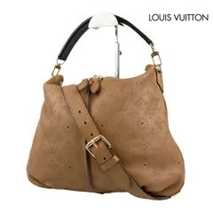 LOUIS VUITTON ルイヴィトン　M94212　モノグラム　マヒナ　セレネPM　レザー　ハンドバッグ　ショルダーバッグ　ブラウン　キャメル　ゴールド　レディース　2way