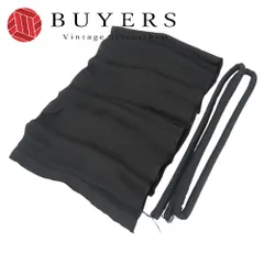 【中古】 和装小物 帯揚・帯締セット 正絹 ブラック 喪服用 和装 呉服 和服 きもの レディース 女性