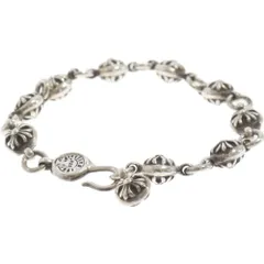 CHROME HEARTS (クロムハーツ) NO2 BALL/#2 クロスボールブレスレット シルバーのサムネイル