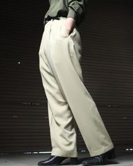 Tommy Bahama silk 2tuck wide-straight slacks トミーバハマ シルク 絹 2タック ワイドストレート スラックス クリーム色 W36