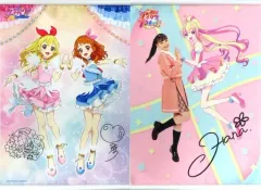【中古】タペストリー メインビジュアル B3ビジュアルタペストリー2本セット 「劇場版アイカツプラネット!/アイカツ! 10th STORY ～未来へのSTARWAY～」