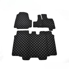 美品❣️】HOT FIELD フロアマット チェッカー柄 ブラック ゴールド 