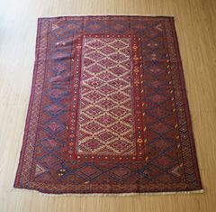 ペルシャ絨毯 205x135 手織り 美術品 草木染 ハマダン産クリーニング済み ペルシャ絨毯 320x190 手織り 美術品 草木染 ハマダン産クリーニング