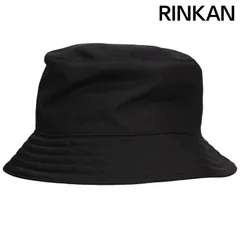 HERMES エルメス/コットン 布帛ハット ブラック 58 HERMES エルメス ハット 58 紺 【古着】【中古】