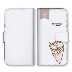 Google Pixel 7a ケース 手帳型 グーグルピクセル7a スマホケース 携帯ケース シマエナガ 鳥 雪の妖精 モフモフ かわいい 可愛い クレープ スイーツ ゆるい イラスト カラー04