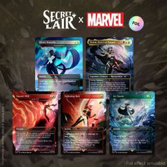 MTG STORM RAINBOW FOIL Secret Lair x MARVEL