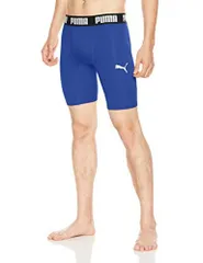 【新品・2営業日で発送】PUMA プーマ プーマ　コンプレッション　ショートタイツ　品番：６５６３３３　カラー：ＴＥＡＭ　ＲＯＹＡＬ?ＷＨ（１０）　サイ...
