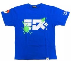 [Used] Clothing Mizu/Quaxly Festival T-shirt, Blue, Size M, "Splatoon x Pocket"Monster"Pokemon Center Online Lottery Sale Item"