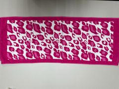 【非売品】ヒョウ柄　ピンク　タオル