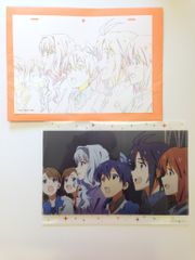THE IDOLM@STER MOVIE 빛나는 건너편에 참석자 특전 아마 귀향 마유키) 본편 복제 원화&셀 화풍 클리어 파일 아리아