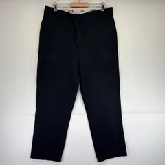古着 ディッキーズ  ワークパンツ 874 チノパン オリジナルフィット 大きいサイズ ワンポイントロゴ w38 L32  ブラック メンズ