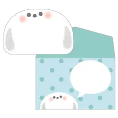 【メール便】グリーティングカード どうぶつメッセージカード＆封筒 シマエナガ クローズピン ミニカードセット お祝い グッズ 