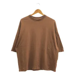 AUBETT / オーベット | 2022SS | ハイツイスト SZガーゼ スムース オーバーサイズ テーパード Tシャツ | 3 | カカオブラウン | メンズ