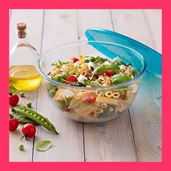 【スタッフおすすめ！】シナジートレーディング PYREX フタつき 耐熱 ガラス ボウル 1.0L