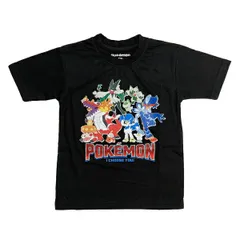 ポケットモンスター Tシャツ(140cm) 御三家集合 ブラック キッズ ポケモン アパレル