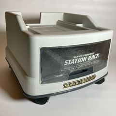 スーパーファミコン ステーションラック 任天堂 ゲームソフト収納 キャスター付き ヒビ割れあり
