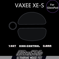 Ultraglide マウスソール Vaxee XE-S 0.8mm Ultrabrake 高耐久 ハイコントロール型 ガラスパッド向き ウルトラグライド【並行輸入品】