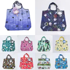 新しいデザイン‼️【柄選べる】新品ジブリエコバッグ　トートバッグ　フック付エコバッグ　鞄につける おしゃれ