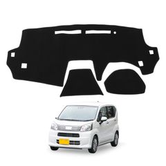 FUELHOOD ダイハツに対応 ムーヴ LA150S/LA160S用 ダッシュボードマット ダッシュボードカバー 車種専用設計 保護マット 日焼け対策 遮熱 映り込み軽減 傷防止 滑り止め 視界がクリア インテリアアクセサリー 内装パーツ カー用品 ポリエス