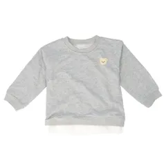 ☆ グレー ☆ 80cm ☆ ベビー トップス トレーナー くま 上下セット ysbaby5508 ベビー服 かわいい スウェット上下 スウェットセット トレーナー パンツ ズボン 長袖 トップス 男女兼用 パジャマ ルームウェア 男の子 女の子 セットアップ