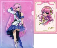 【中古】クリアファイル 巡音ルカ クリアファイルセット 「エンタメくじ 初音ミク 15th Anniversaryくじ」 クリアファイルセット賞