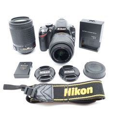 ≪極上品≫ Nikon D3200 ダブルズームキット ブラック #20250525-1849