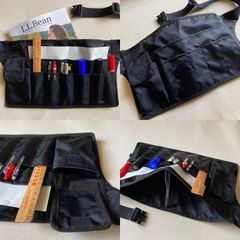 【Ａ】オリジナル ハンドメイド 仕事 作業 便利 軽量 収納 ウエストポーチ ウエストバッグ ボディバッグ ベルトポーチ スマホポーチ ナースポーチ オーガナイザー 撥水 ナイロン ブラック 黒 メンズ レディース 男女兼用 《サイズ別 3タイプ》