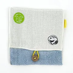 SNOOPY スヌーピー どっとポーチ ショートマルチ ブルー BC タオル 小物入れ べビー