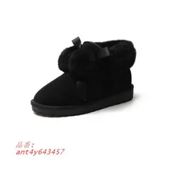 スノーブーツ ムートンブーツ 可愛い レディース ショートブーツ 冬靴 モカシン 内ボア 裏起毛 防寒 ファー スエード ブーツ もこもこ  ant4y643457