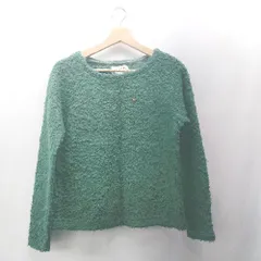 ◇ ⊇ Arnold Palmer アーノルド パーマー 長袖 ニット サイズ2 グリーン レディース E  【1503050035996】